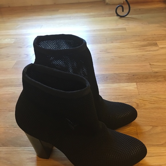 Alexander Wang Black Mesh Booties Size 40 - Picture 3 of 5